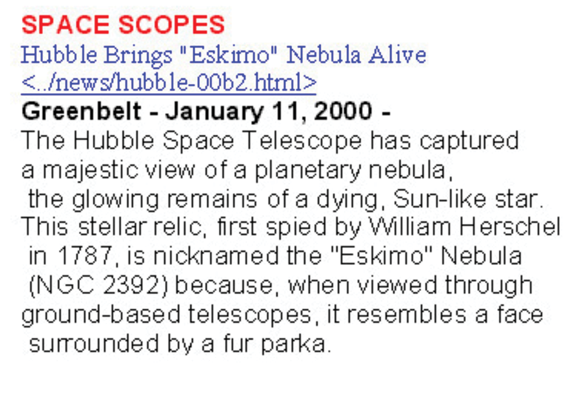 Eskimo Nebula Screenshot