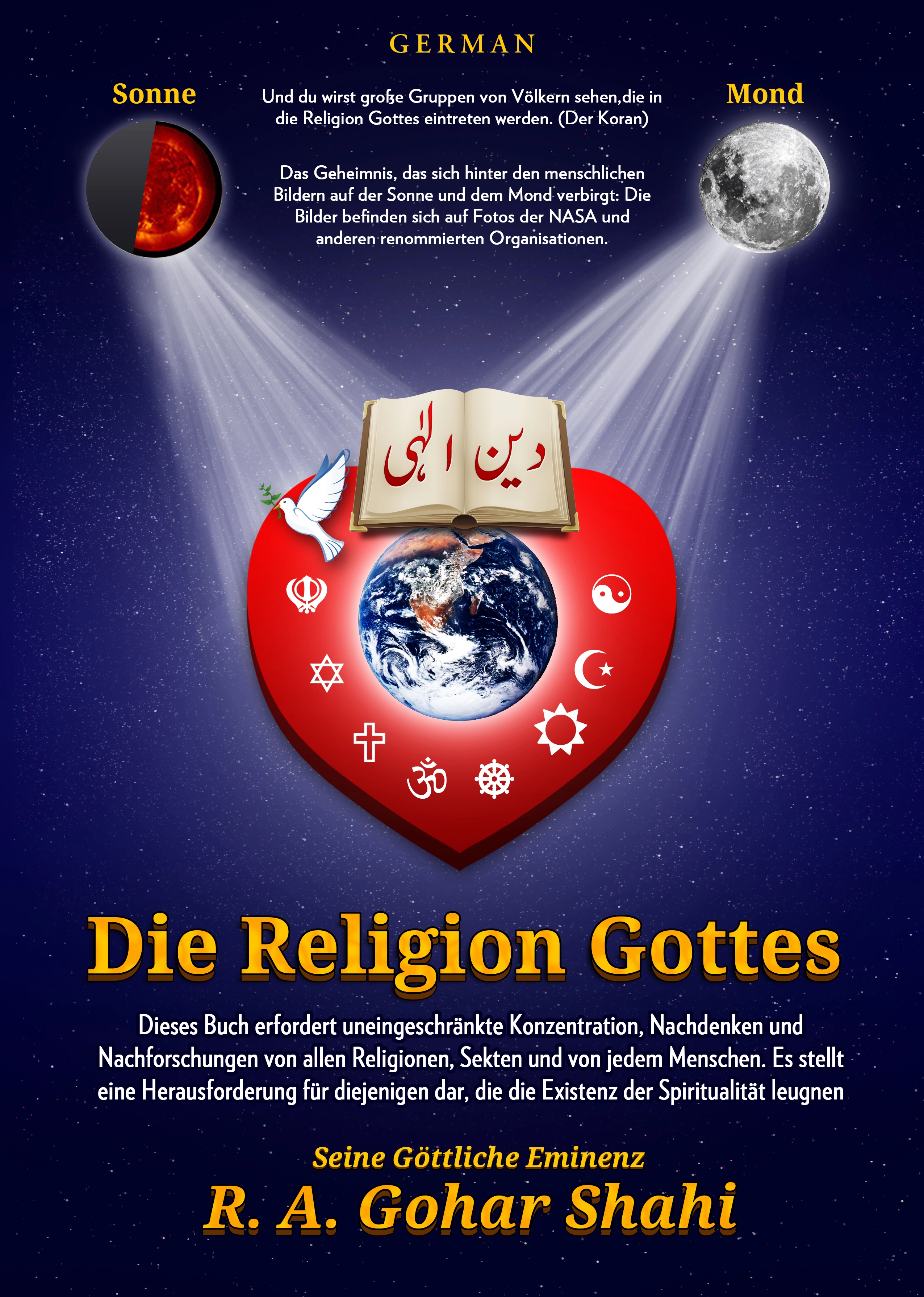 Deen e Ilahi German Book Front Cover