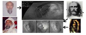Sarkar and Jesus Images on Mars